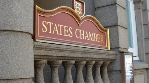 BBC States of Jersey chamber entrance
