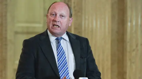 NurPhoto/Getty Images TUV leader Jim Allister