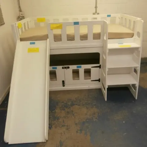 North Yorkshire Police Bed with slide