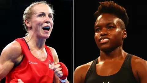 Lisa Whiteside and Nicola Adams