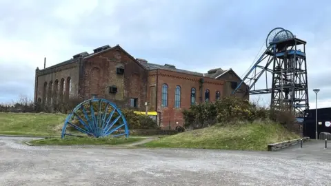 BBC The remains of Haig Colliery