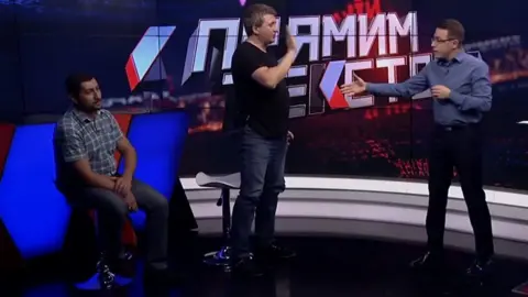 Zik TV Yuriy Romanenko decides to leave the set of the live broadcast
