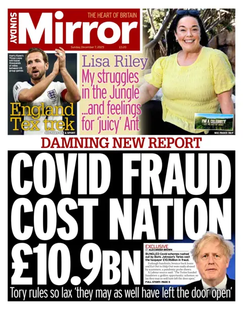 Damning new report" reads the headline on the front page of the Daily Mirror.