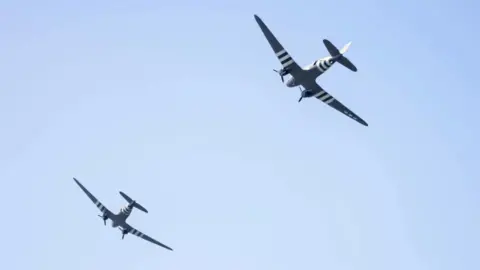 Neil Hall/EPA Dakota transport aircraft