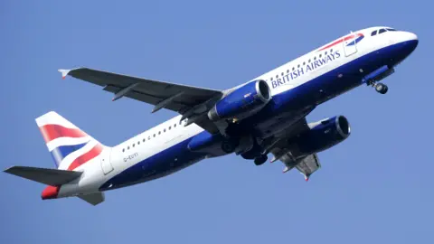  An Airbus A320 from British Airways