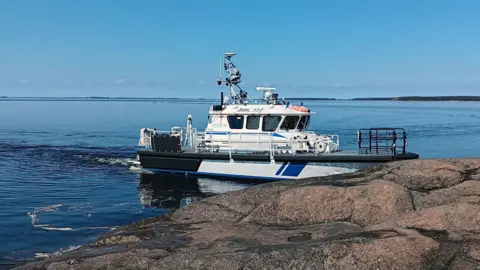 A boat in Finland