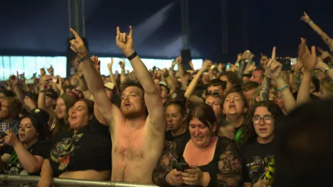 PA Media Rock fans at Download Festival
