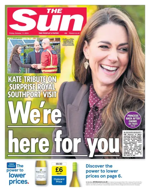 The Sun front page on 11/10