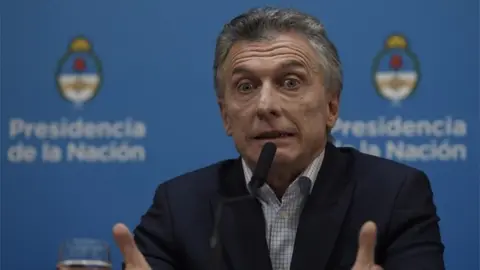 AFP/Getty President Mauricio Macri