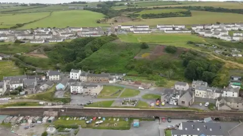 Cumbria County Council Drone shot of the landslip