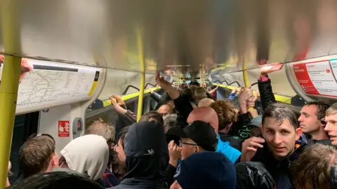 BBC/Christian Fuller Packed train