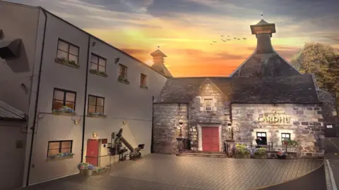 Diageo Artist's impression of the planned Cardhu upgrade