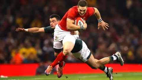 Getty Images George North against South Africa