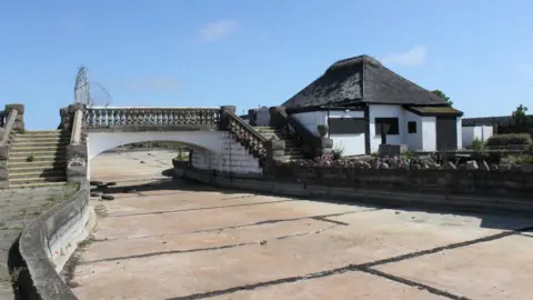 Great Yarmouth Borough Council Boating lake before restoration