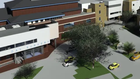 Glos Hospitals NHSFT Artist's impression
