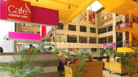 Getty Images Wedding Souk Shopping Mall at Pitampura in New Delhi, India ( Cafe Coffee Day )