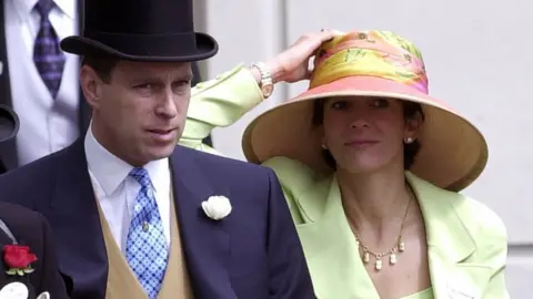 Tim Graham Prince Andrew and Ghislaine Maxwell attended Ascot in June 2000.