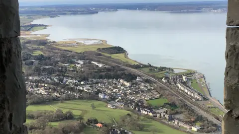 Alan Jones View from high above Llanfairfechan in Conwy county