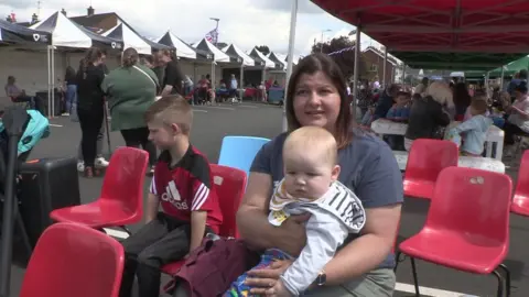 Victoria at Portadown Street party