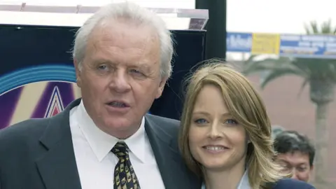 Getty Images Jodie Foster with Sir Anthony Hopkins