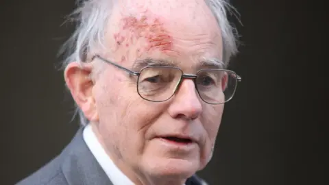 PA Media Chris Mullin arrives at the Old Bailey in London