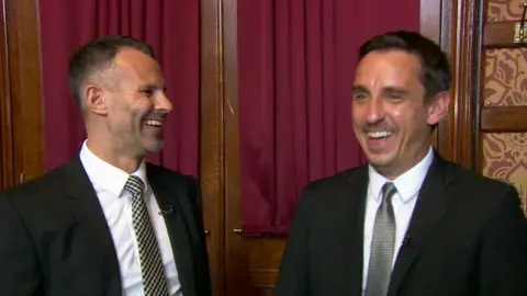 Ryan Giggs and Gary Neville