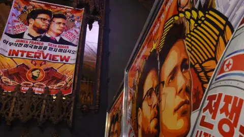 AFP Movie billboards for The Interview