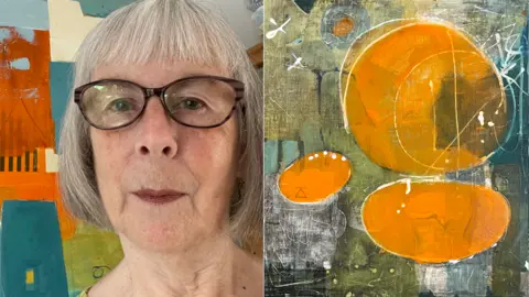 New Light/Christine Stables Christine Stables and her work The Art Of Balance (detail)