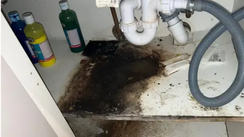 BBC Damp in cupboard