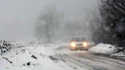 Getty Images Car in snow