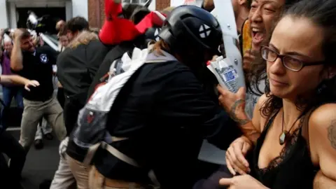 Reuters Far-right and counter protesters clash in Charlottesville, Virginia