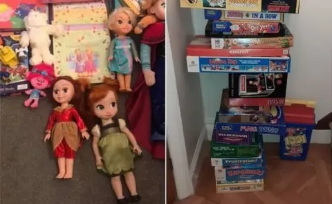 Kate Ashton/Lisa Houghton Donated toys