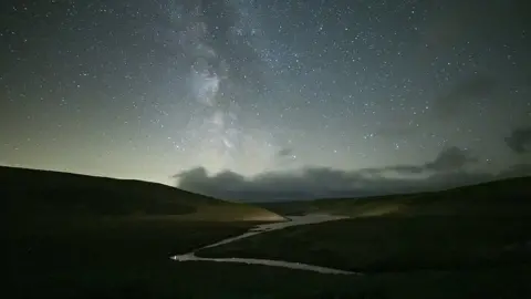 Sam Price The view from Rhayader to Aberystwyth mountain road and the top end of Graig Goch Reservoir