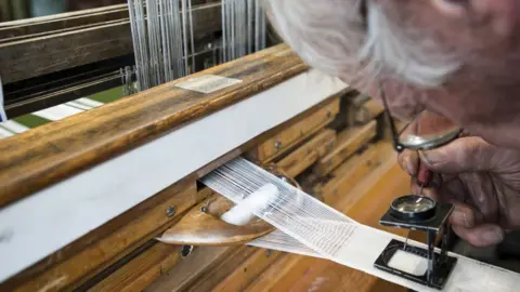 Tim Smith Worker at Wyedean Weaving