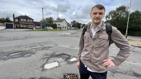 BBC Alec Sandiford at the junction