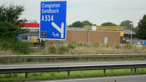 David Dixon, Geograph  M6 Junction 17