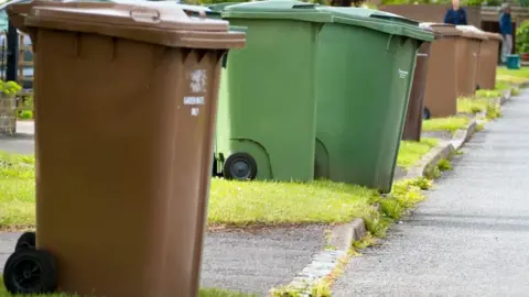 Getty Images A charge will be introduced for the garden waste (brown bin collection service) by April 2024