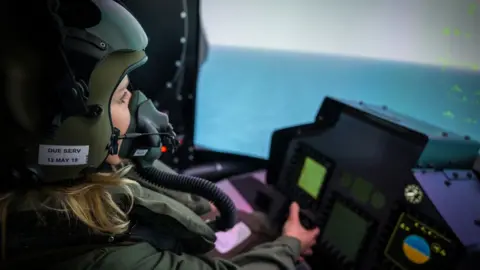 Thales The simulator's virtual cockpit