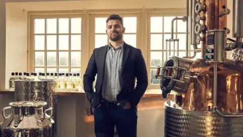Rob Evans Photography Chris Marshall in his distillery