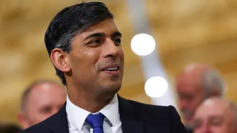 Reuters Britain's Prime Minister Rishi Sunak visits Teesside in Tees Valley