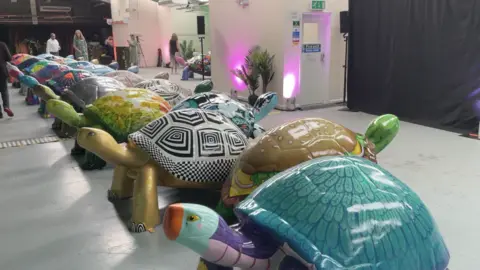 BBC Tortoise sculptures