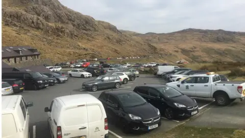 Snowdonia National Park Authority  Busy car park