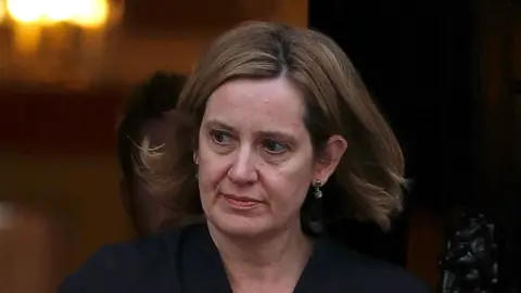 Getty Images Amber Rudd leaves 10 Downing Street