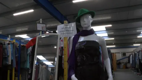 BBC Acorn charity mannequin