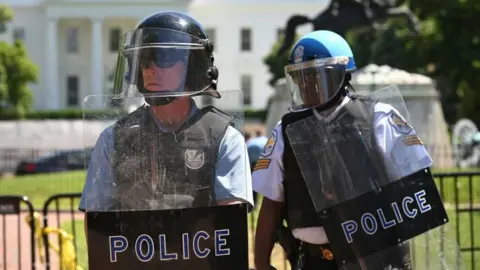 Getty Images National Parks Police have been accused of using unnecessary force