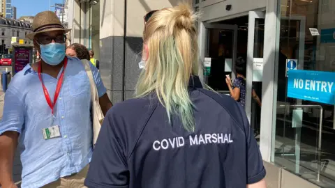 AFP Vaccination queue at Primark in Bristol city centre