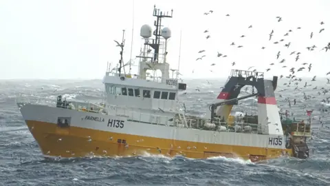 UK Fisheries Farnella at sea