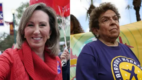 Getty Images Composite Barbara Comstock and Donna Shalala