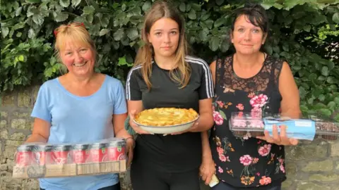 Julie Arnfield, Scarlett Tidmarsh and Tracey Longden