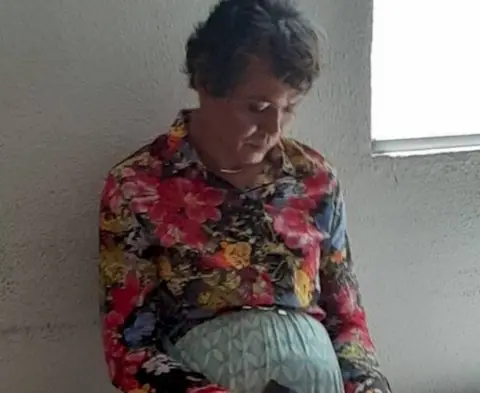 Military Police handout Heitor Schiave after his arrest